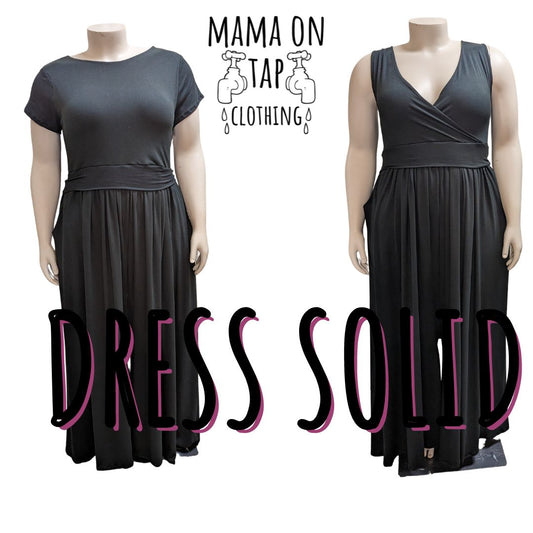 Made to Order - Solid Dress with Pockets