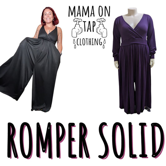 Made to Order - Solid Romper with Pockets